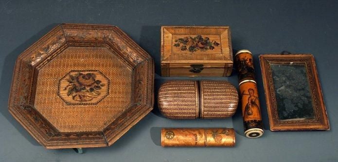 Cinq objets du XVIIIe et XIXe