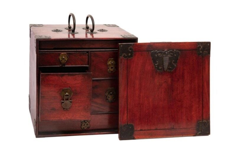 COFFRET EN BOIS A OPIUM OU DE LETTRE