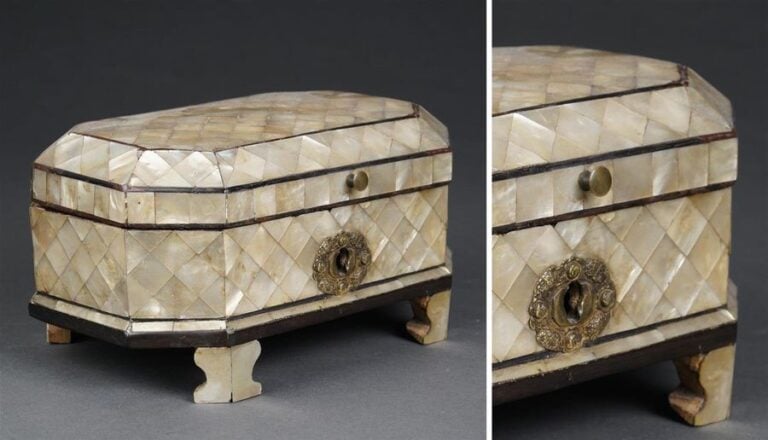 Coffret Ottoman à décor de nacre