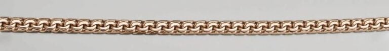 COLLIER en or rose 14 carats (585 millièmes