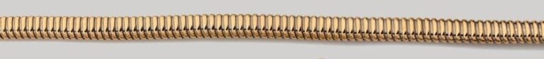 COLLIER tubogaz en or jaune et or gris (750 millièmes