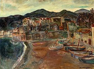Collioure au crépuscule, 1948