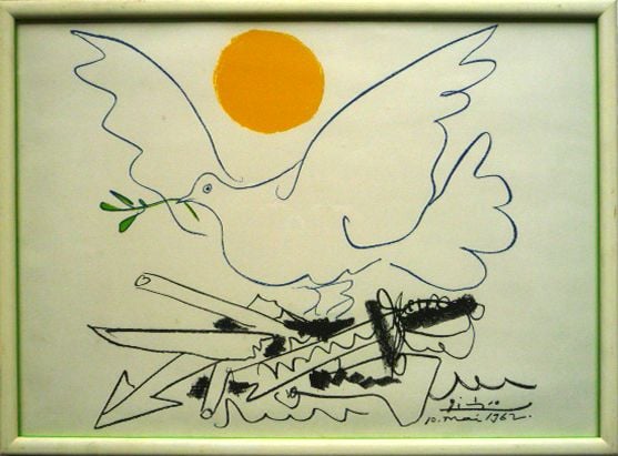 Colombe de l'avenir ou les armes à la ferraille (10 mai 1962)