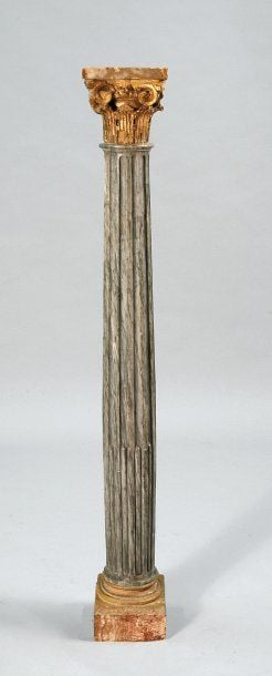 Colonne en marbre gris Saint Ann
