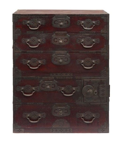 Commode à deux corps provenant de la région de Matsumot