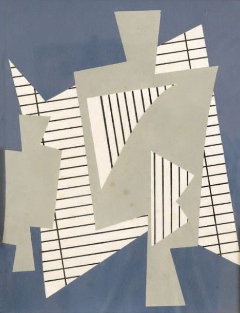 Composition abstraite, 1955