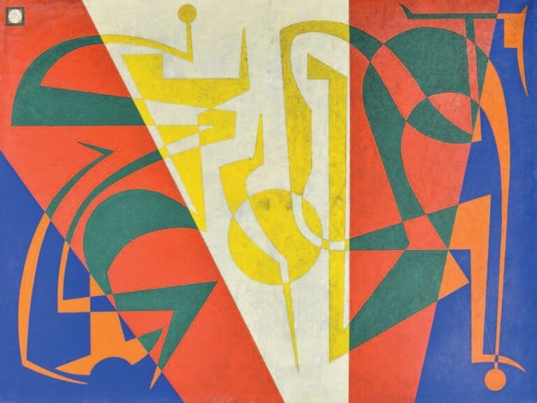 Composition blanche et jaune
