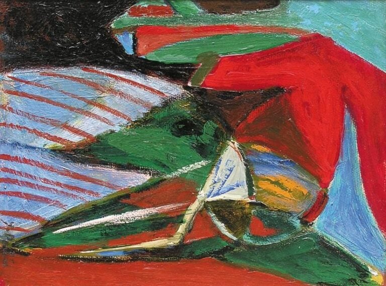 Composition I Huile sur carto