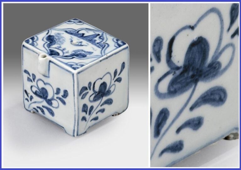 COMPTE-GOUTTES DE LETTRE EN PORCELAINE