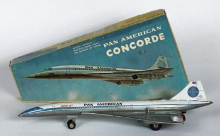 « Concorde Pan Am » - Daiya Japon - vers 1980 - tôle lith