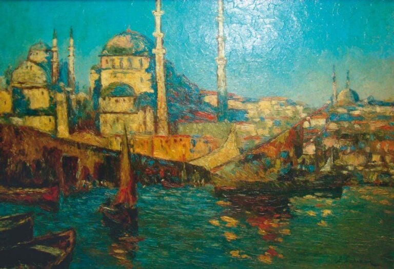 Constantinople Huile sur toil