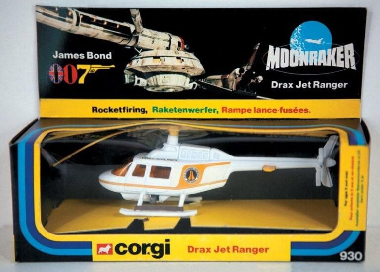 Corgi Vintage - Moonraker - Hélicoptère de Drax - Ré