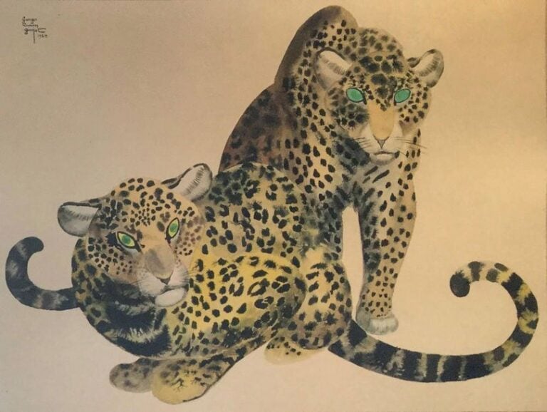 COUPLE DE LÉOPARDS