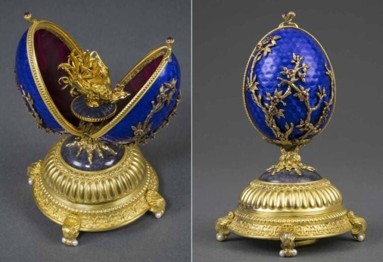 D'après FABERGE - FRANKLIN MINT et REUGE Ouf-boîte à musique en argent