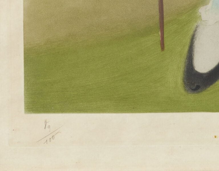 D'APRÈS PABLO PICASSO (1881-1973) - « Le petit Pierrot aux fleurs. c.1960. » -…