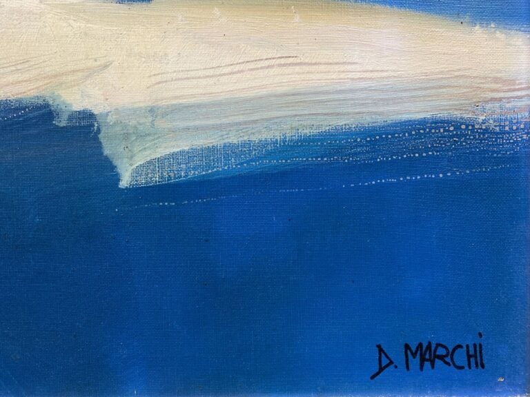 Daniel MARCHI (1948) - Composition - Huile sur toile - Signée en bas à droite -…