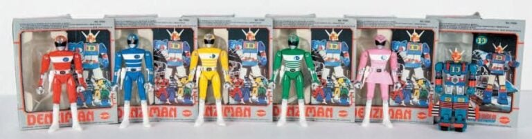 Denziman Popy - Set comprenant Daidenzin et les 5 forces Occasion en boîte Singapour/Italie,