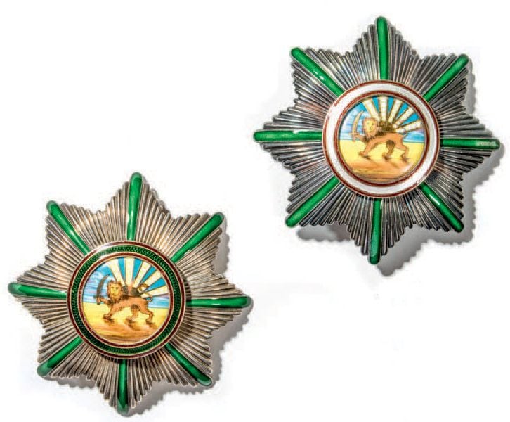 * Deux médailles de l'Ordre du Humayun (Nishan-i-Humayun)