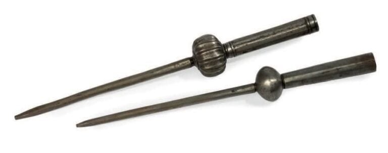 Deux pointes de lances