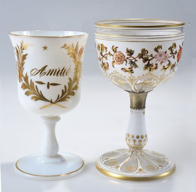 Deux verres à pied