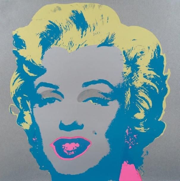 Diamond Dust Marilyn Sérigraphie en technique mixte Édition 119 sur 2500 exemplaires Certificat Sunday