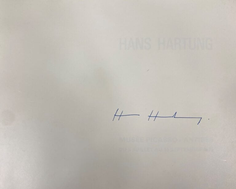 Documentation - - HANS HARTUNG - Musée Picasso - Antibes - (en l'état) - - PAS…