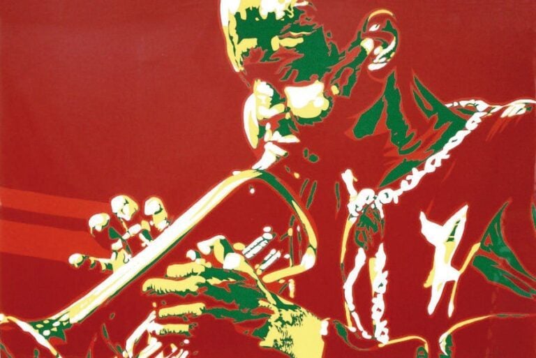 Don Cherry Sérigraphie signée 73 x 106 cm