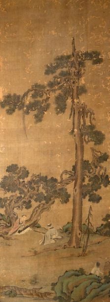 ECOLE CHINOISE, Moderne, Signature apocryphe TANG YIN ??