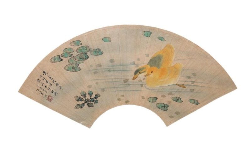 ECOLE CHINOISE, Signature apocryphe de JIANG HANTING (1904-1963) /???