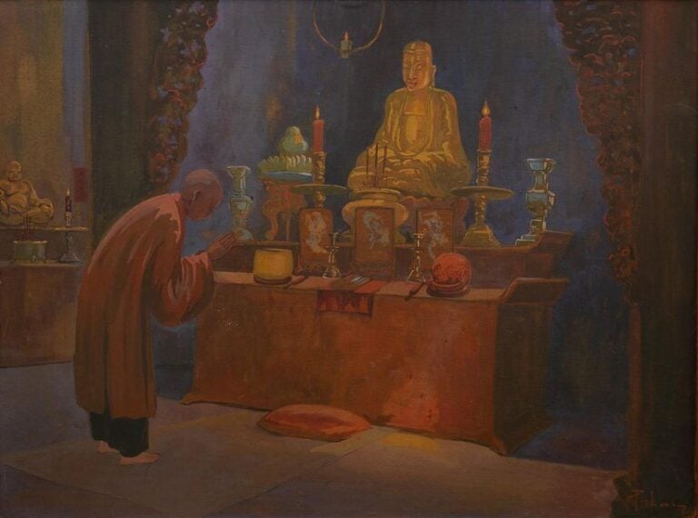 ECOLE DES PEINTRES VOYAGEURS (Vietnam / Indochine, Actif XXe siècle)