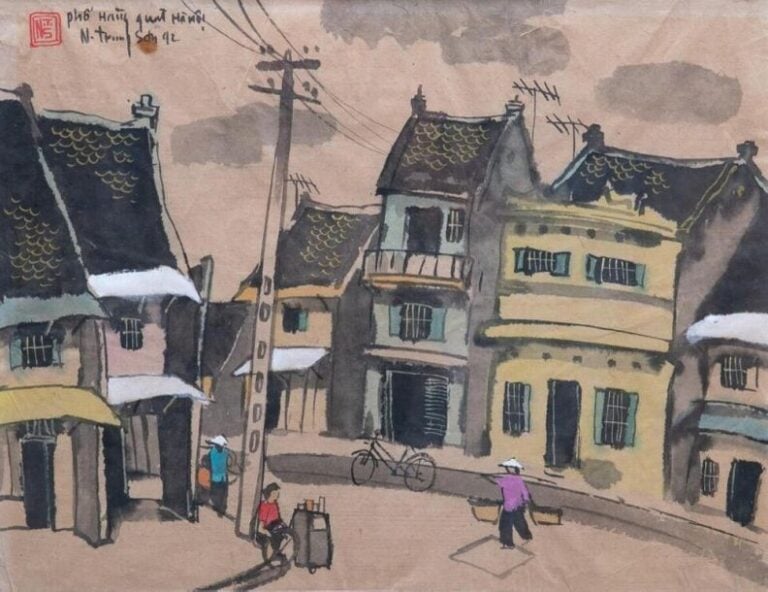 ECOLE VIETNAMIENNE / INDOCHINOISE (Actif Vietnam / Indochine, XXe siècle)