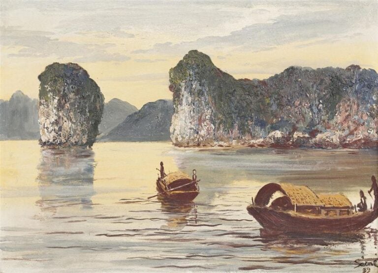 ECOLE VIETNAMIENNE / INDOCHINOISE (Actif XXe siècle)