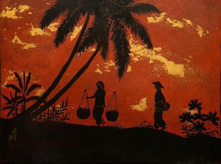 ECOLE VIETNAMIENNE / INDOCHINOISE (Vietnam / Indochine, Actif XXe siècle)
