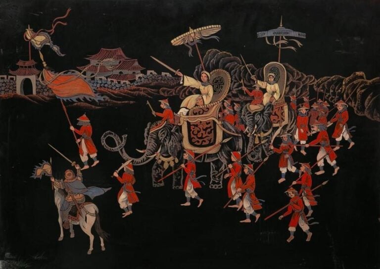 ECOLE VIETNAMIENNE / INDOCHINOISE (Vietnam / Indochine, Active XXe siècle)