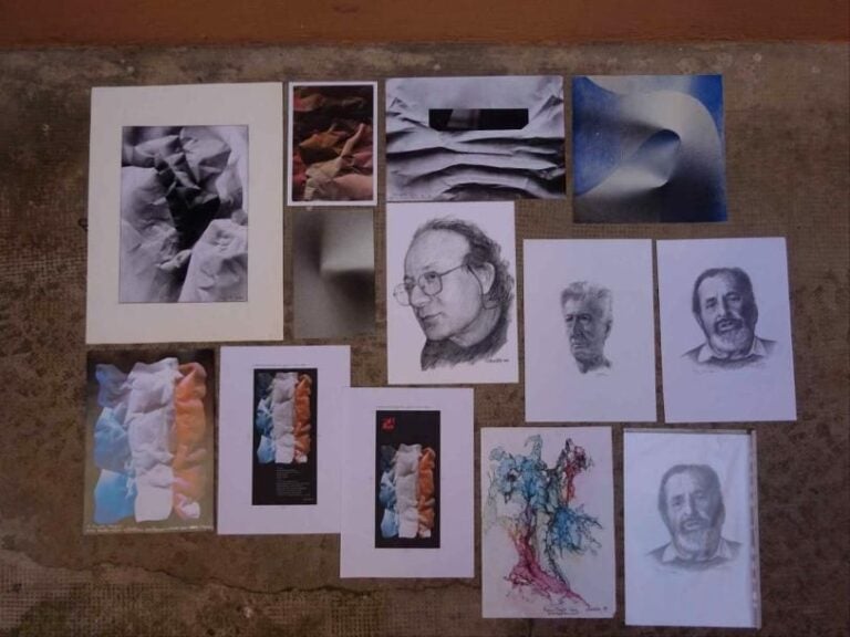Edmond VERNASSA (1926-) Lot comprenant treize dessins et impressions réalisés par l'artist
