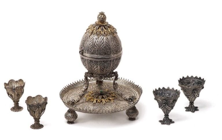 Élégant brûle-parfum Ottoman