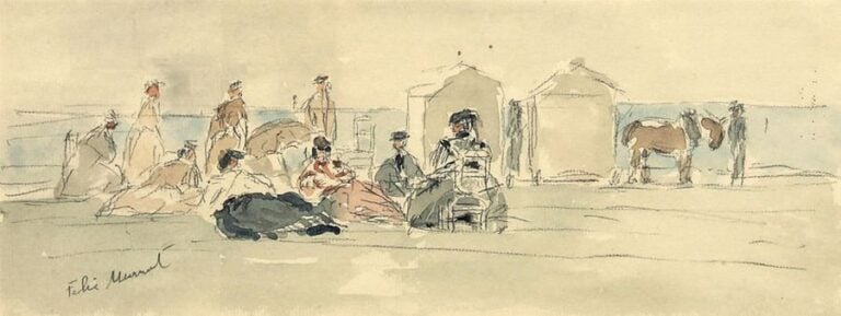 ÉLÉGANTES SUR LA PLAGE