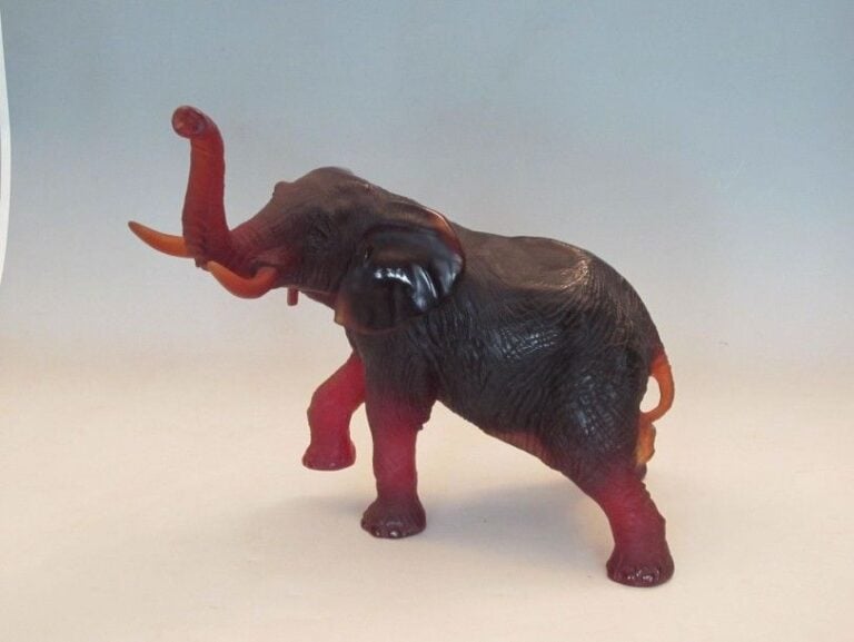Elephant en pâte de verre sign