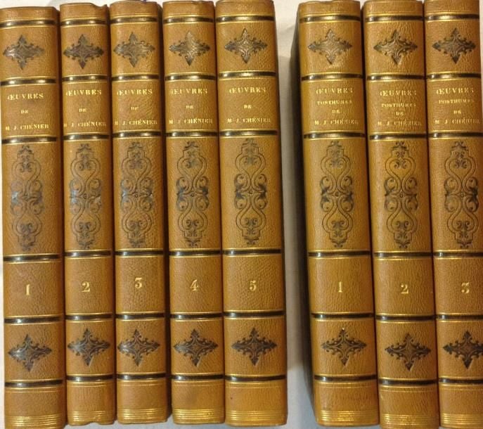 Ensemble de 2 volumes, à savoir: CHÉNIER