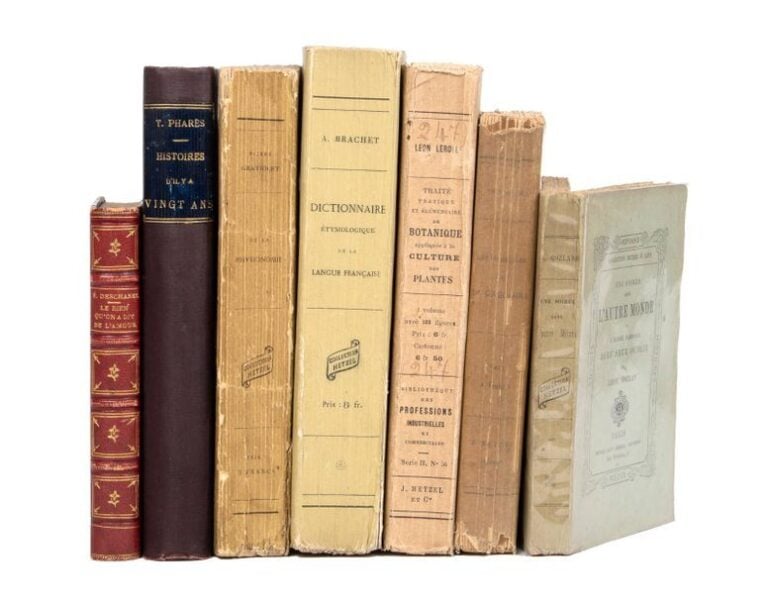 Ensemble de 7 volumes Hetzel in-18 «précoces