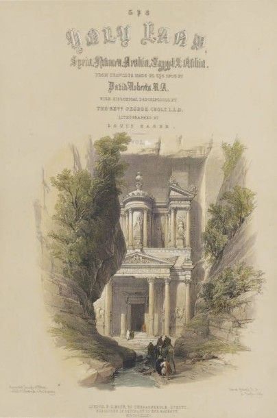 Ensemble de gravures sur la Terre Sainte comprenant douze planches: «The holy land /