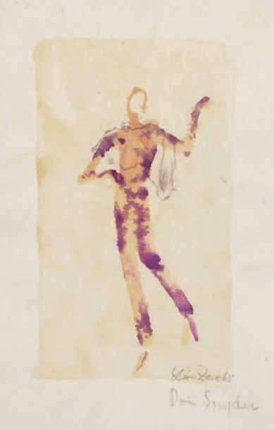 Étude de danseur, vers 1947