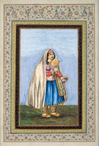 Femme à l'éventail