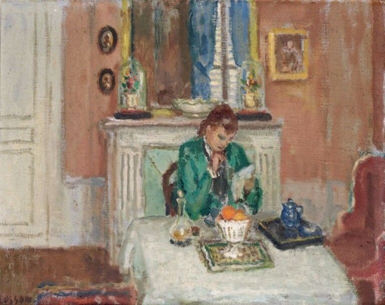 « Femme à table »