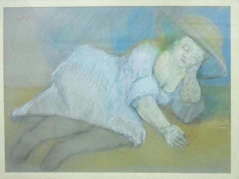 Femme allongée