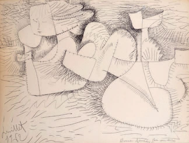 Femme allongée, juillet 1962