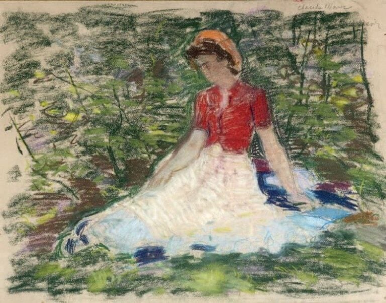 Femme assise
