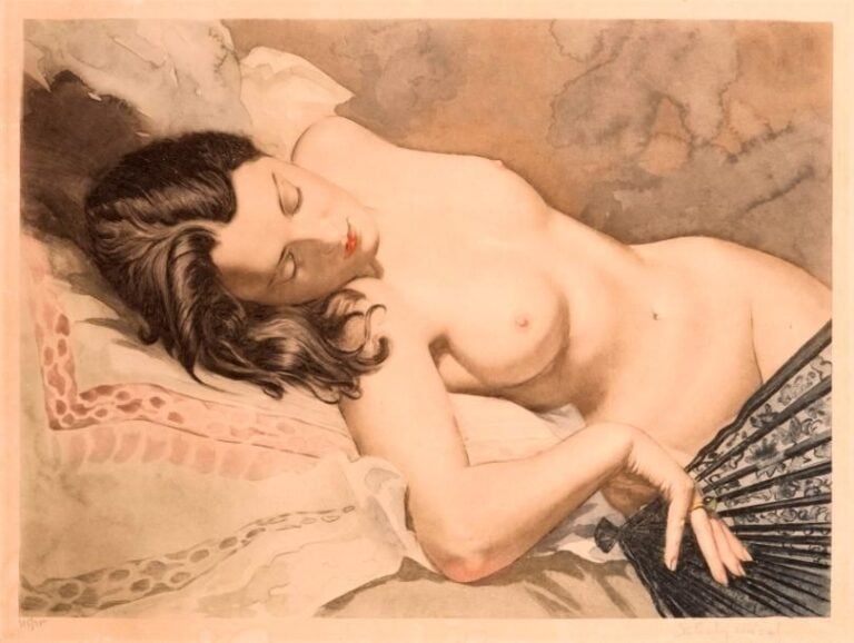 Femme nue allongée
