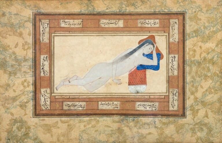 Femme nue allongée