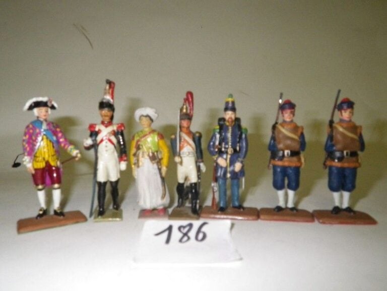 Figurines MIM France: Sept fantassins Second Empire 70%